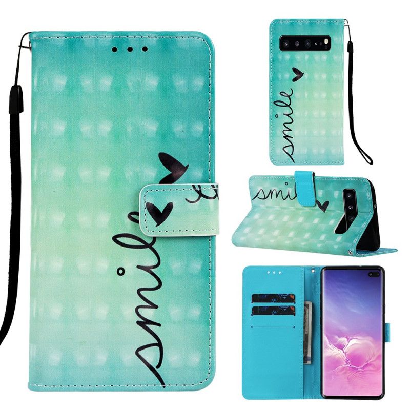 Flip Cover Samsung Galaxy S10 5G Mobilcover Smil