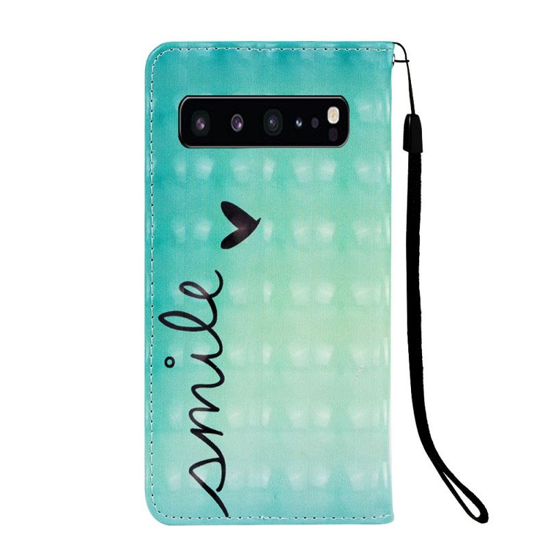 Flip Cover Samsung Galaxy S10 5G Mobilcover Smil