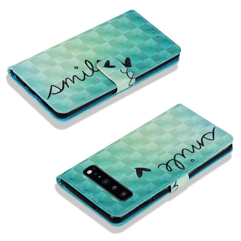 Flip Cover Samsung Galaxy S10 5G Mobilcover Smil