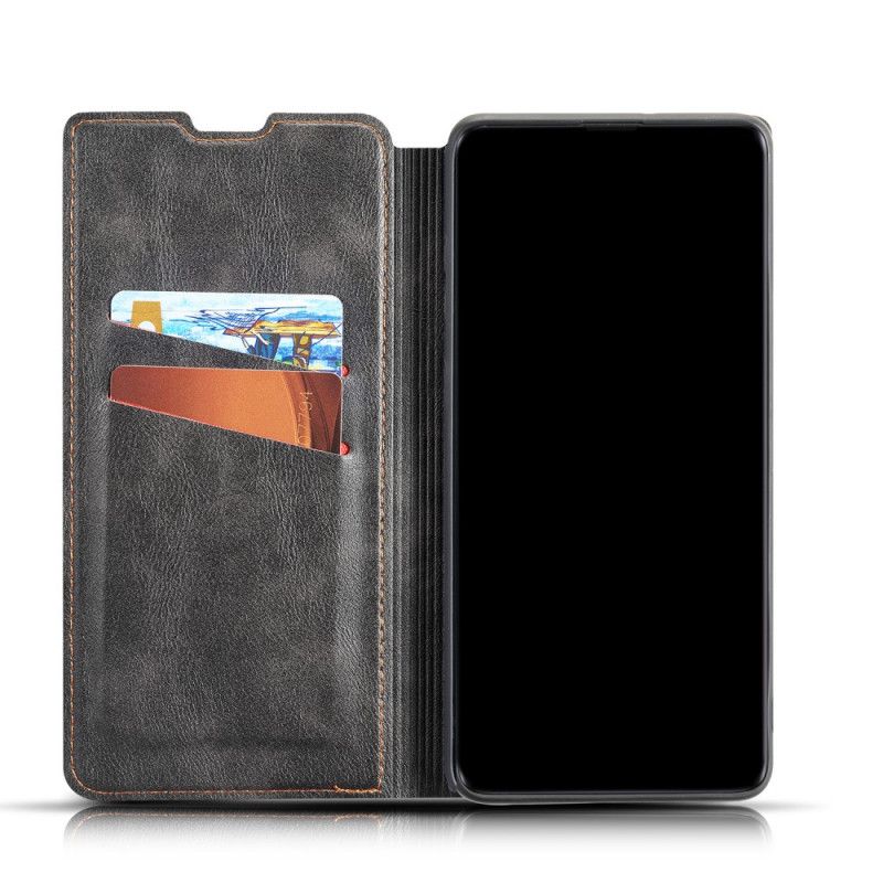 Læder Cover for Samsung Galaxy S10 5G Sort Ultra Finesse