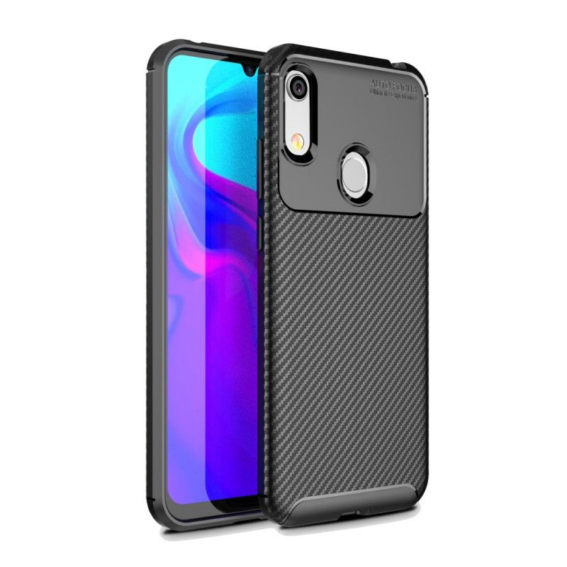 Cover Honor 8A Sort Fleksibel Kulfibertekstur Beskyttelse