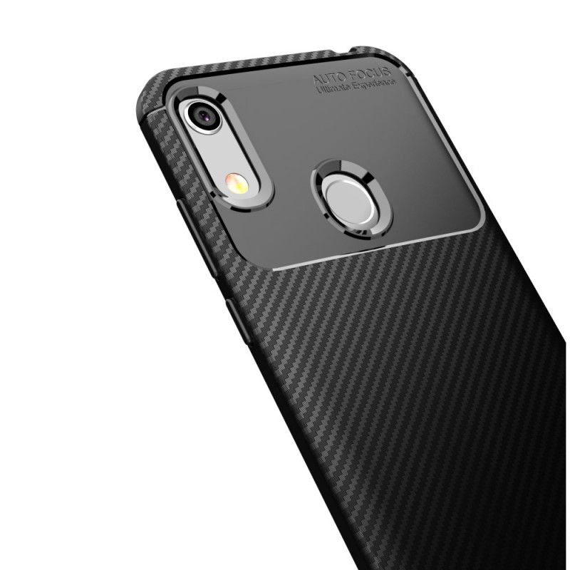 Cover Honor 8A Sort Fleksibel Kulfibertekstur Beskyttelse