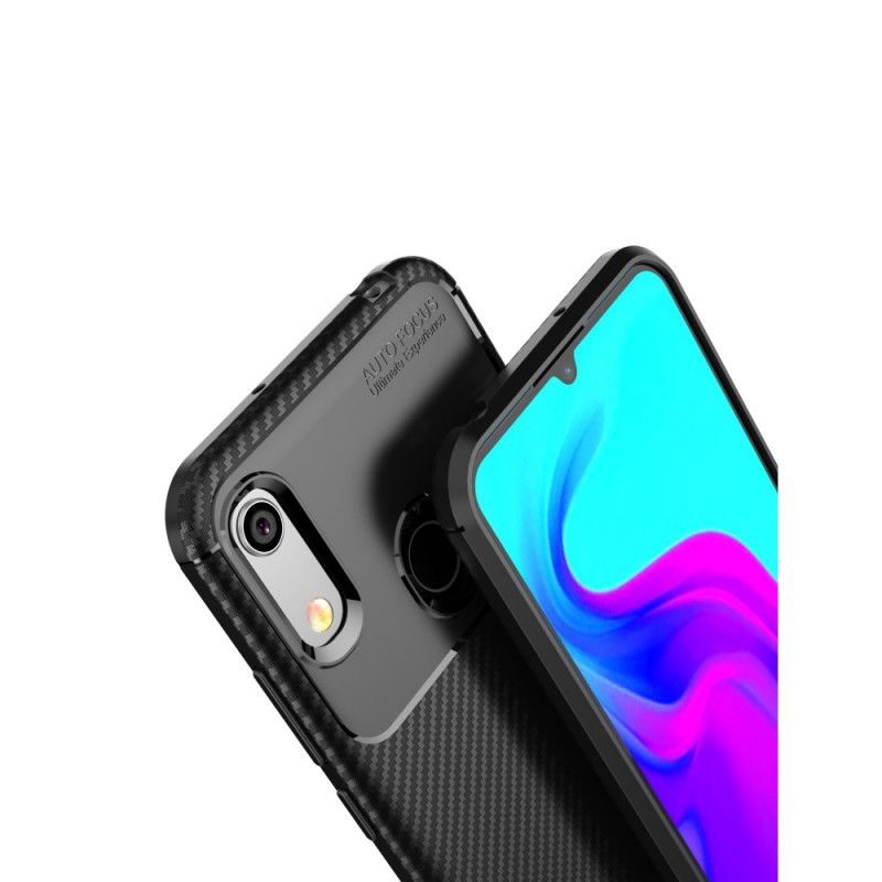 Cover Honor 8A Sort Fleksibel Kulfibertekstur Beskyttelse