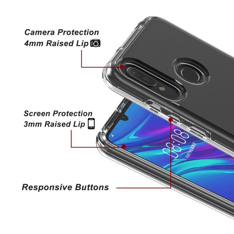 Cover Honor 8A Transparent Fleksibel Silikone