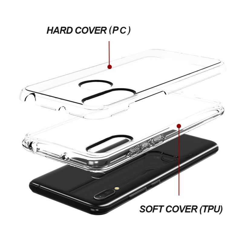 Cover Honor 8A Transparent Fleksibel Silikone