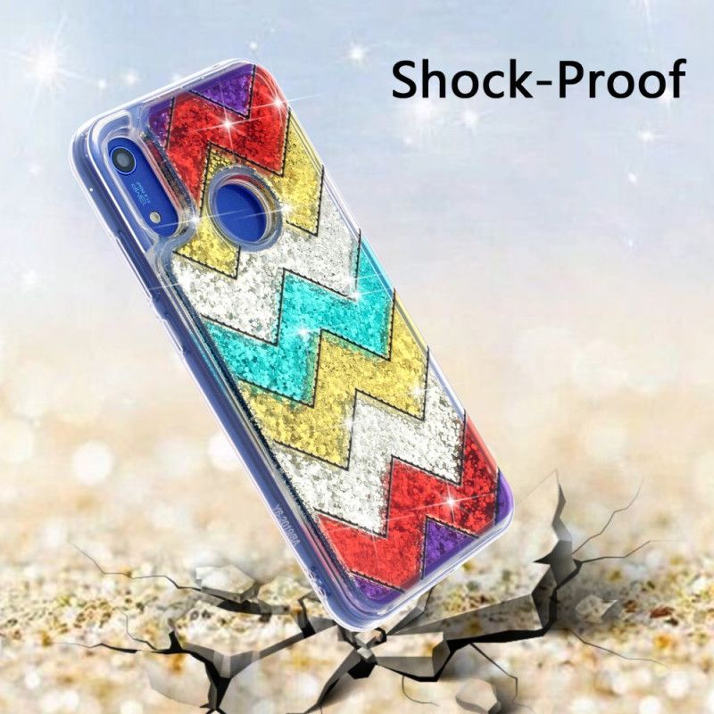 Cover Honor 8A Zig Zag Pailletter Original