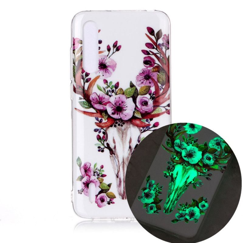 Cover Xiaomi Mi A3 Fluorescerende Blomstret Elg