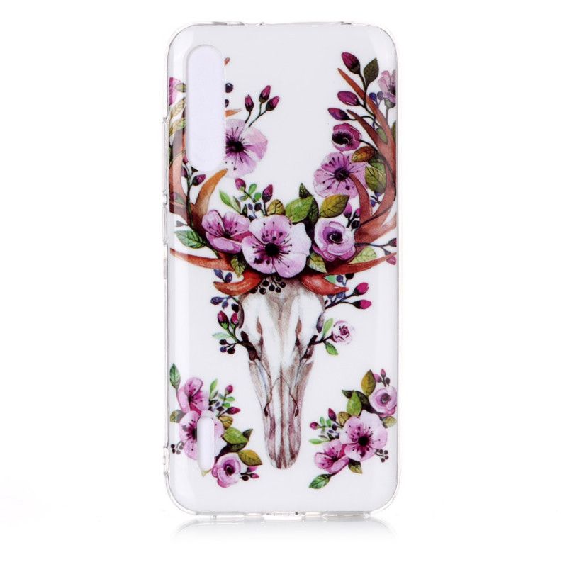 Cover Xiaomi Mi A3 Fluorescerende Blomstret Elg