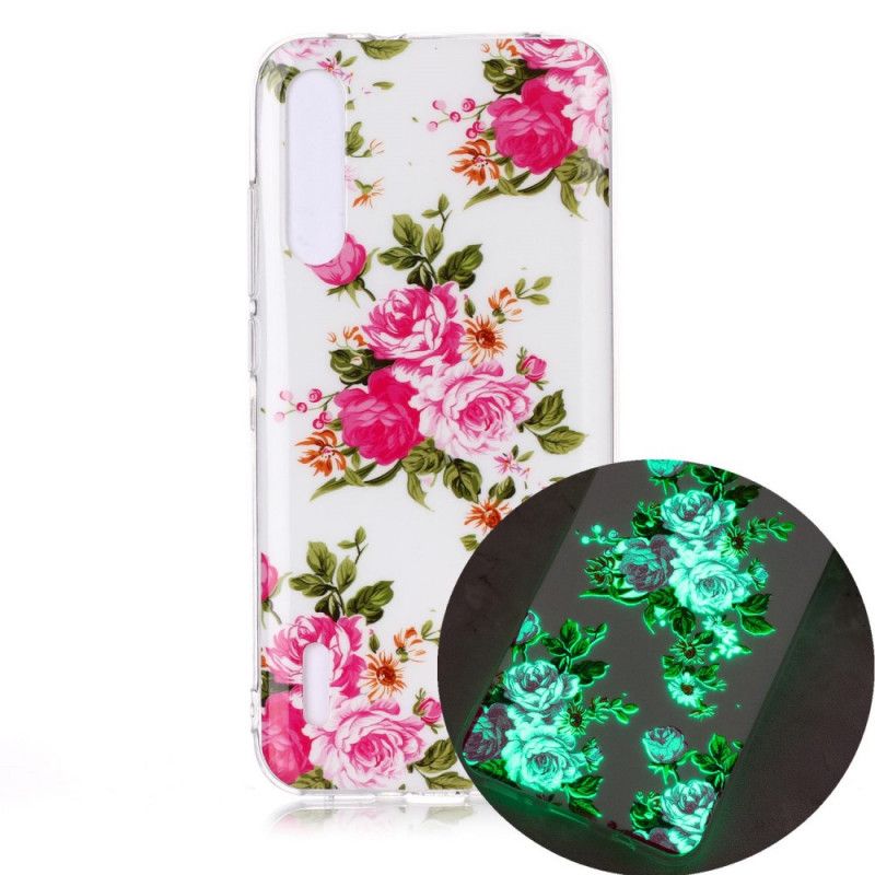 Cover Xiaomi Mi A3 Fluorescerende Frihedsblomster Beskyttelse