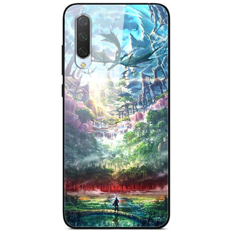 Cover Xiaomi Mi A3 Himmelsk Natur Hærdet Glas