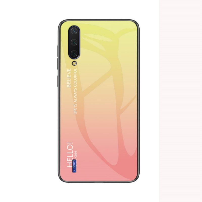 Cover Xiaomi Mi A3 Hvid Hej Hærdet Glas