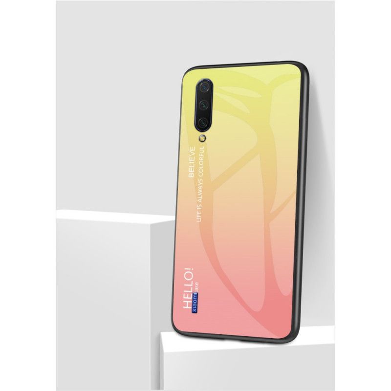 Cover Xiaomi Mi A3 Hvid Hej Hærdet Glas