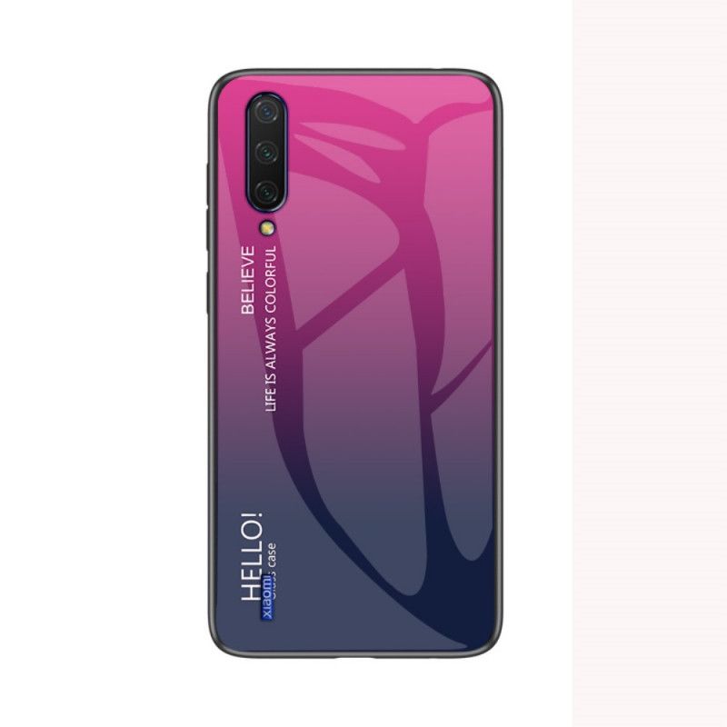 Cover Xiaomi Mi A3 Hvid Hej Hærdet Glas