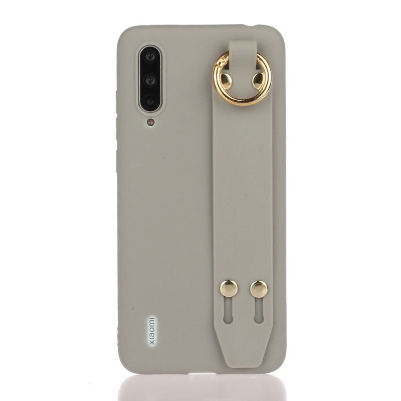 Cover Xiaomi Mi A3 Magenta Silikone Med Støttebånd Beskyttelse