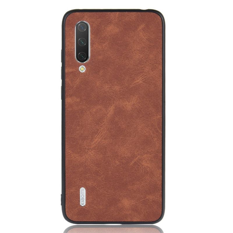 Cover Xiaomi Mi A3 Mørkeblå Raffineret Look I Lædereffekt Beskyttelse