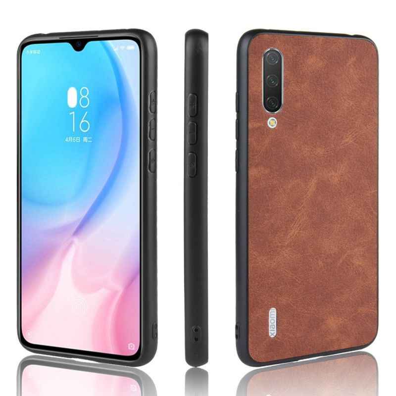 Cover Xiaomi Mi A3 Mørkeblå Raffineret Look I Lædereffekt Beskyttelse