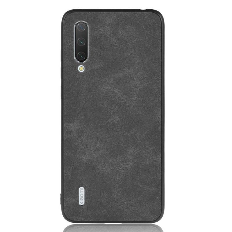 Cover Xiaomi Mi A3 Mørkeblå Raffineret Look I Lædereffekt Beskyttelse