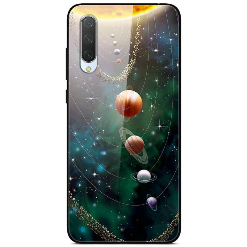 Cover Xiaomi Mi A3 Solsystemets Planet Hærdet Glas