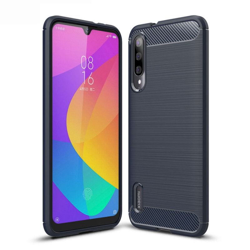 Cover Xiaomi Mi A3 Sort Børstet Kulfiber