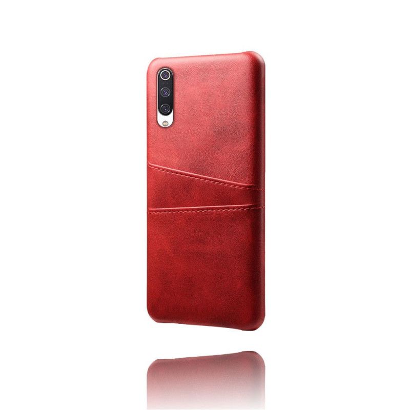 Cover Xiaomi Mi A3 Sort Kortholder I Lædereffekt