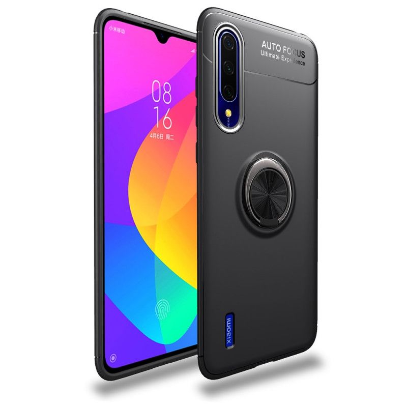 Cover Xiaomi Mi A3 Sort Roterende Ring