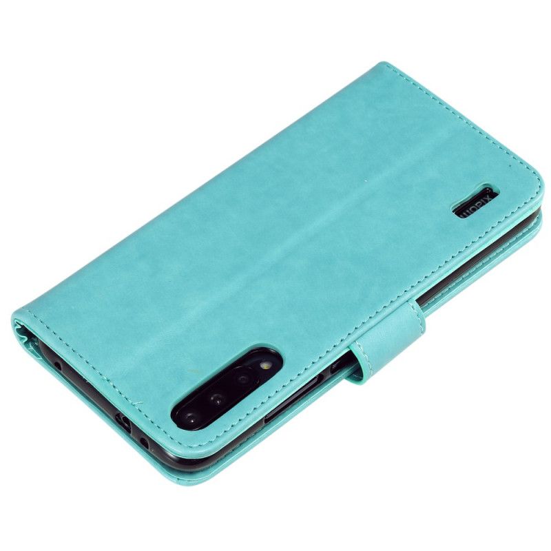 Flip Cover Læder for Xiaomi Mi A3 Grå G-Streng