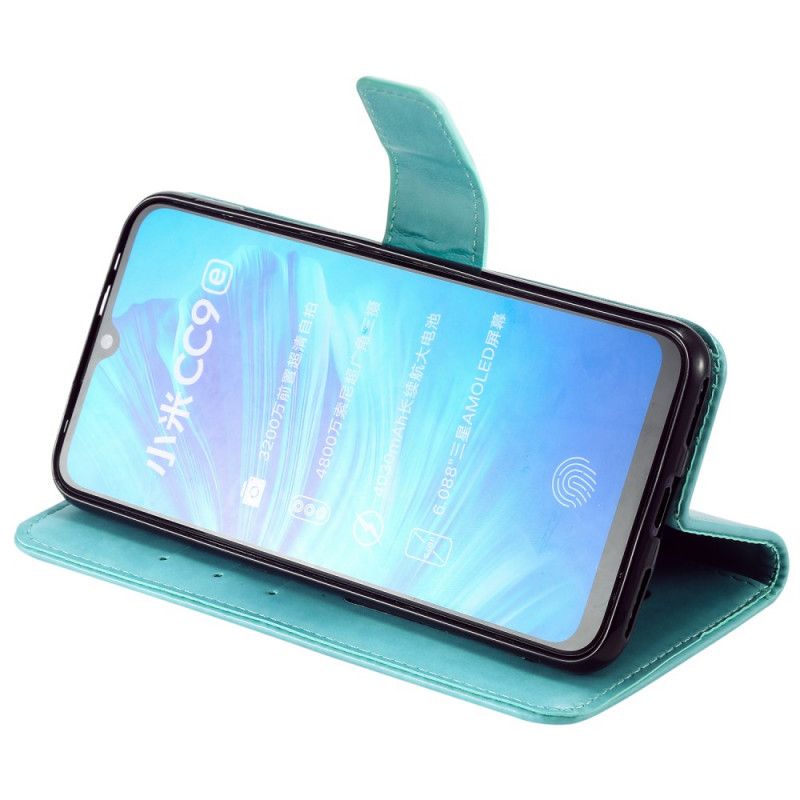 Flip Cover Læder for Xiaomi Mi A3 Grå G-Streng