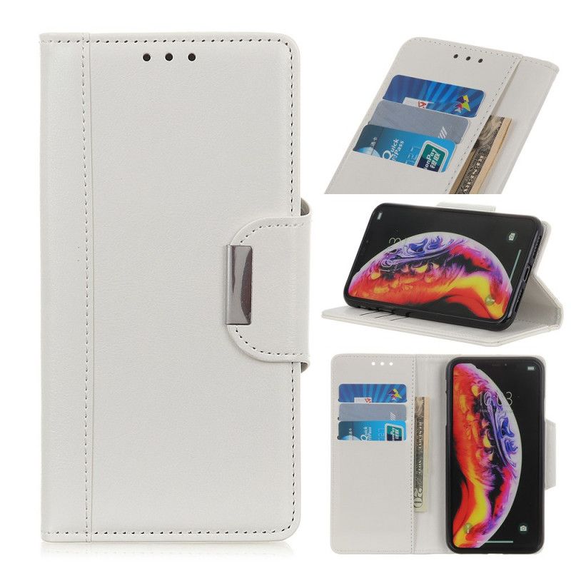 Flip Cover Læder for Xiaomi Mi A3 Sort Kunstlæder Elegance Lukning