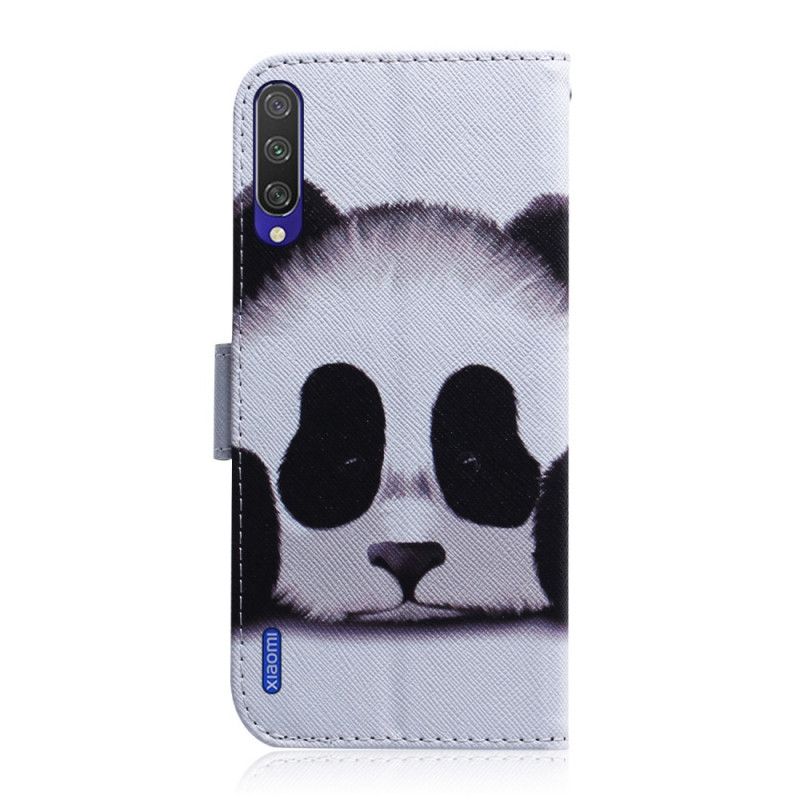 Flip Cover Læder Xiaomi Mi A3 Panda Ansigt Beskyttelse