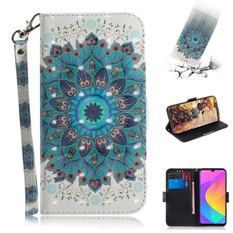 Flip Cover Xiaomi Mi A3 Mesterlig Mandala Med Rem