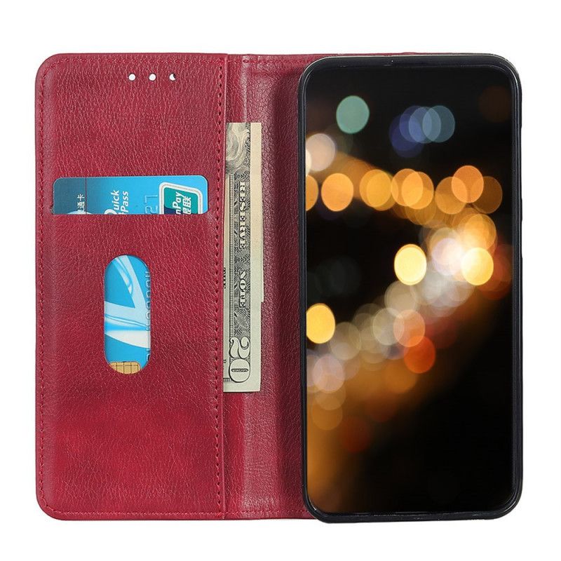 Læder Cover Xiaomi Mi A3 Sort Mobilcover Elegant Split Læder