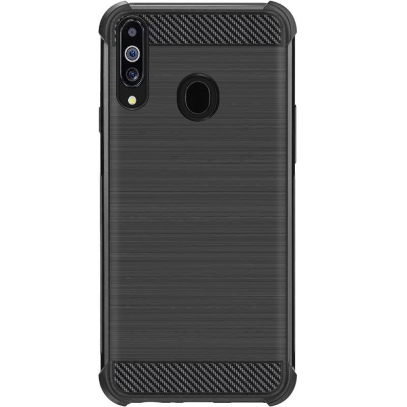 Cover Samsung Galaxy A20s Mobilcover Imak Vega-Serie Børstet Kulfiber