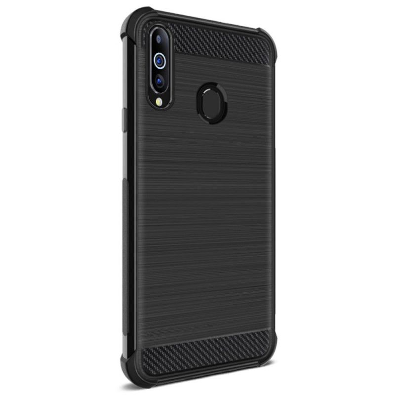 Cover Samsung Galaxy A20s Mobilcover Imak Vega-Serie Børstet Kulfiber