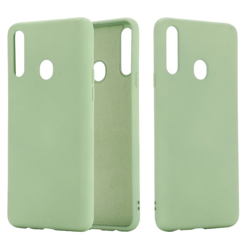 Cover Samsung Galaxy A20s Sort Silikone Væske