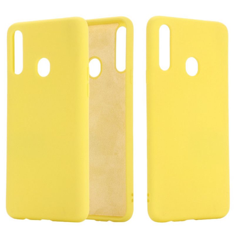 Cover Samsung Galaxy A20s Sort Silikone Væske