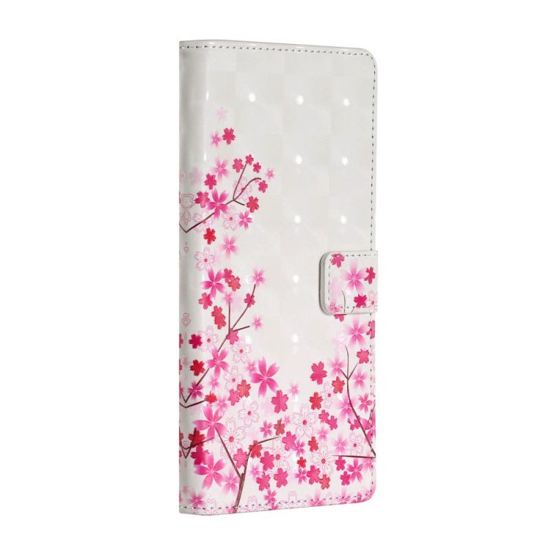 Flip Cover Læder for Samsung Galaxy A20s Blomsterhave