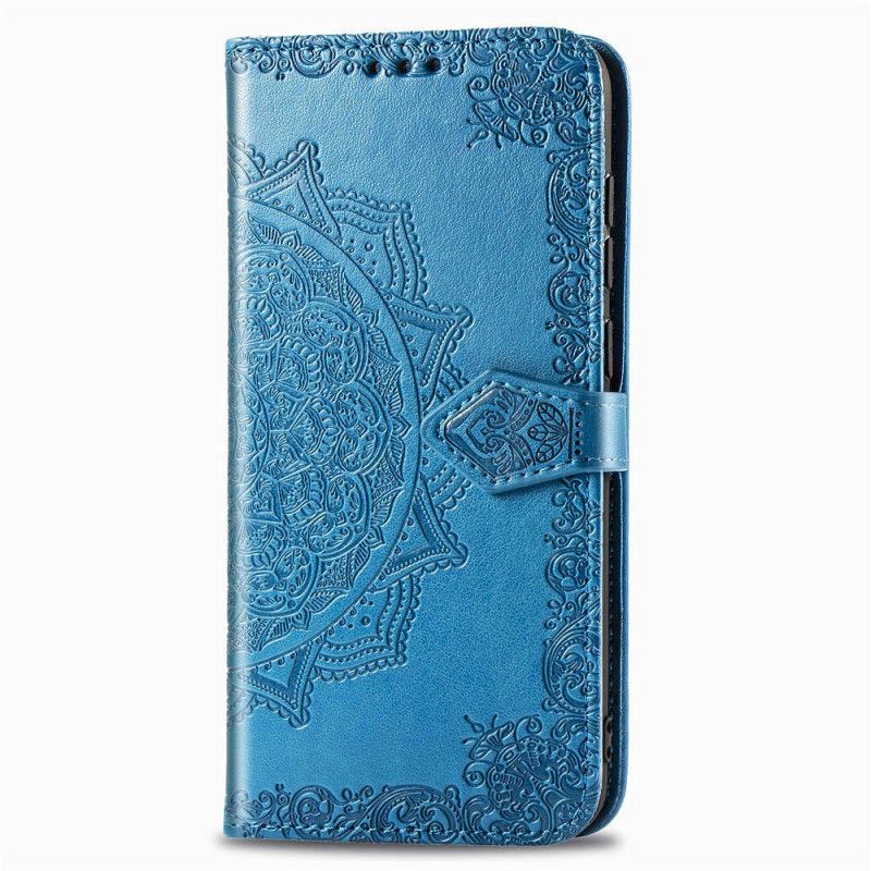 Flip Cover Læder for Samsung Galaxy A20s Sort Middelaldermandala