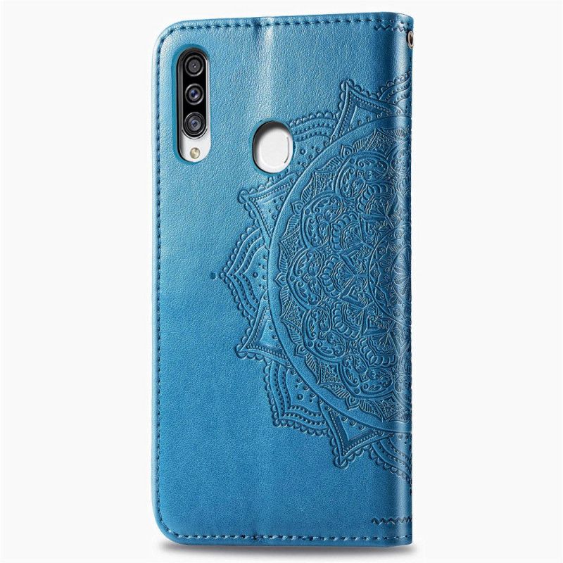 Flip Cover Læder for Samsung Galaxy A20s Sort Middelaldermandala