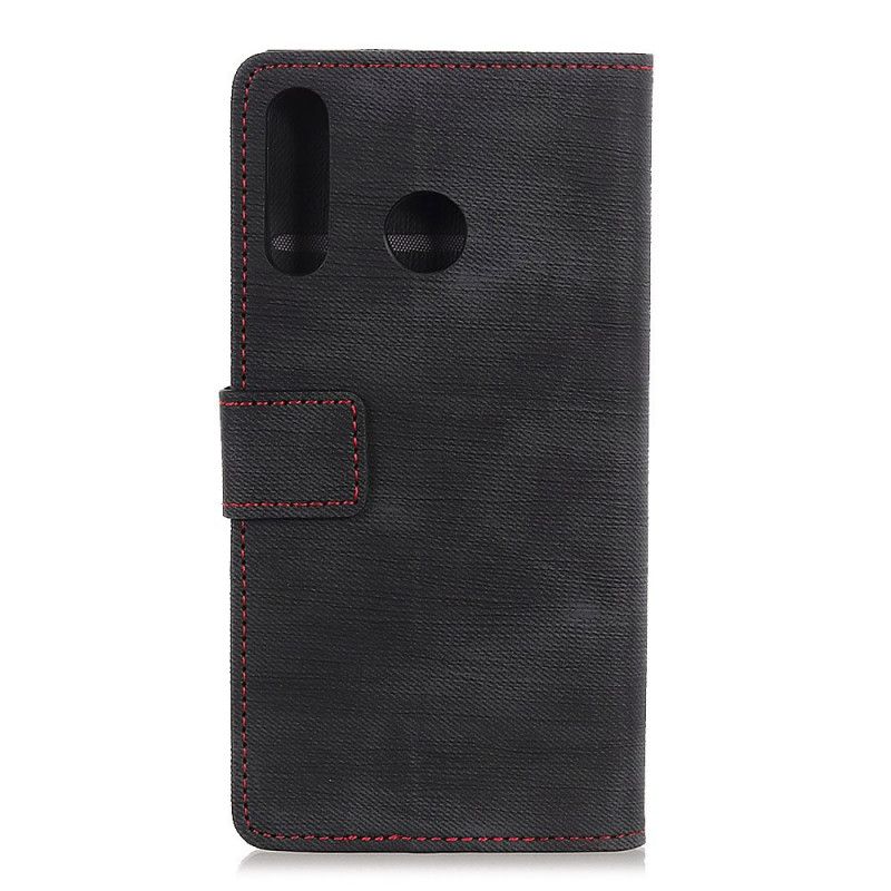 Flip Cover Læder for Samsung Galaxy A20s Sort Nitte Jeans