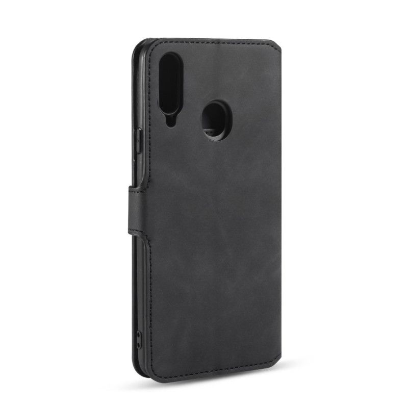 Flip Cover Læder for Samsung Galaxy A20s Sort Retro Dg.Ming