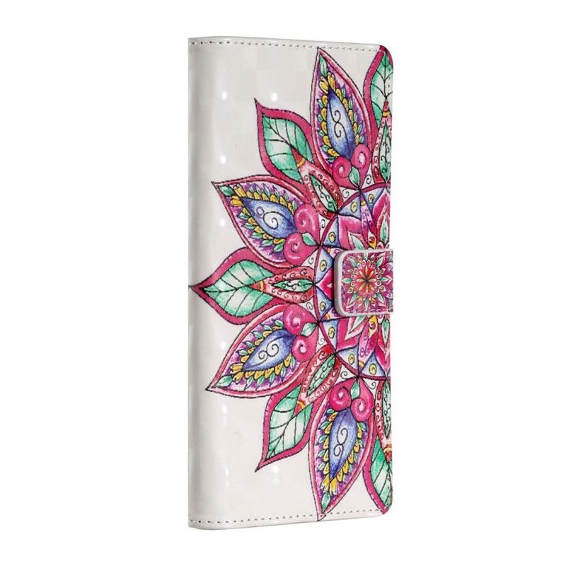 Flip Cover Læder Samsung Galaxy A20s Trukket Mandala Beskyttelse