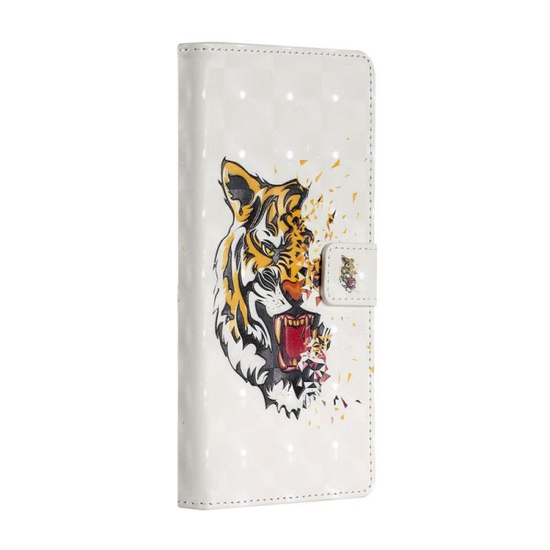 Flip Cover Samsung Galaxy A20s Mobilcover Magisk Vildt Tiger