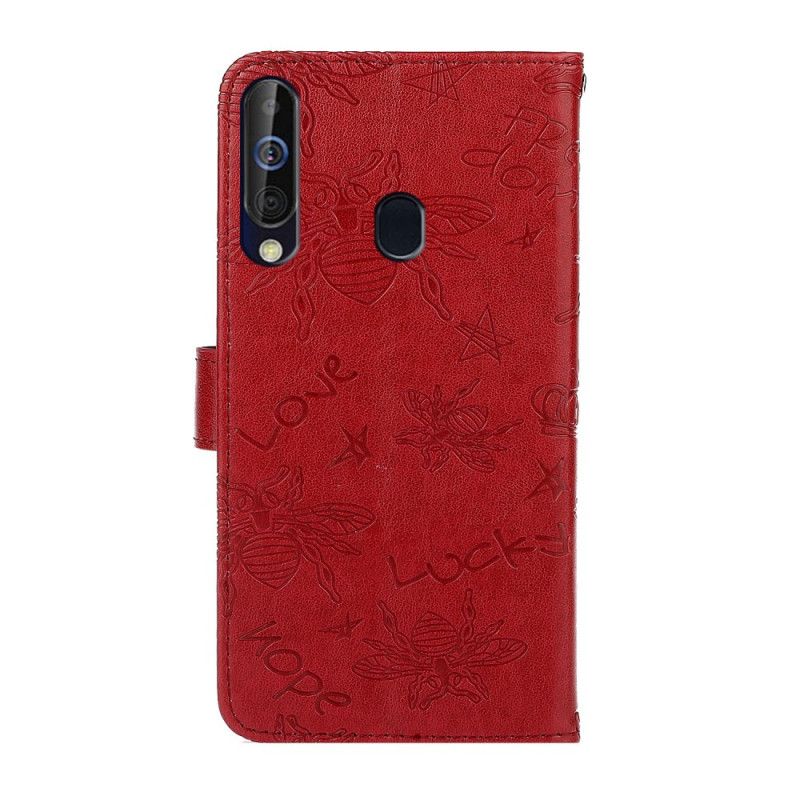 Flip Cover Samsung Galaxy A20s Rød Bi-Charme