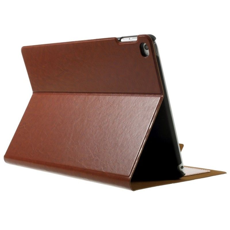 Flip Cover iPad Air / Air 2 Lilla Mobilcover Imiteret Læder