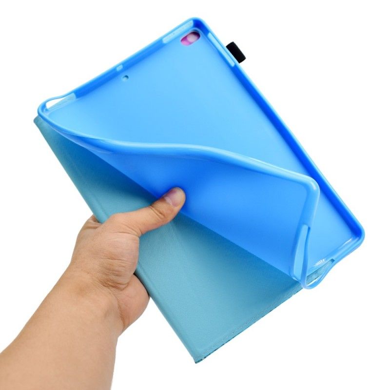 Flip Cover Læder for iPad Air / Air 2 Kat Og Kronblade