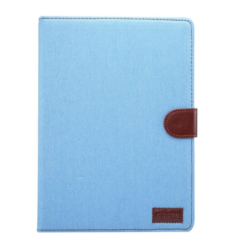 Flip Cover Læder for iPad Air / Air 2 Mørkeblå Tofarvet Jeans