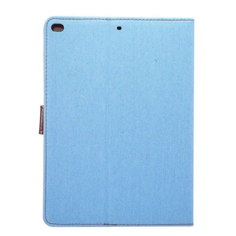 Flip Cover Læder for iPad Air / Air 2 Mørkeblå Tofarvet Jeans