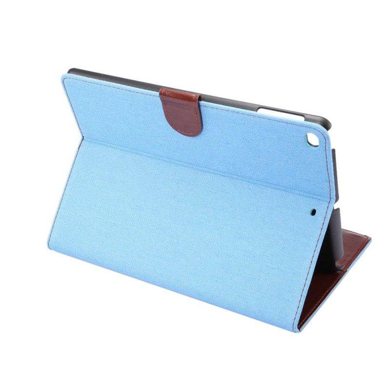 Flip Cover Læder for iPad Air / Air 2 Mørkeblå Tofarvet Jeans