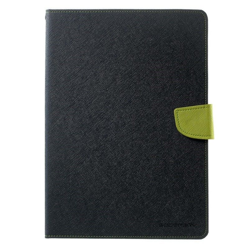 Flip Cover Læder for iPad Air / Air 2 Sort Tofarvet Kviksølv