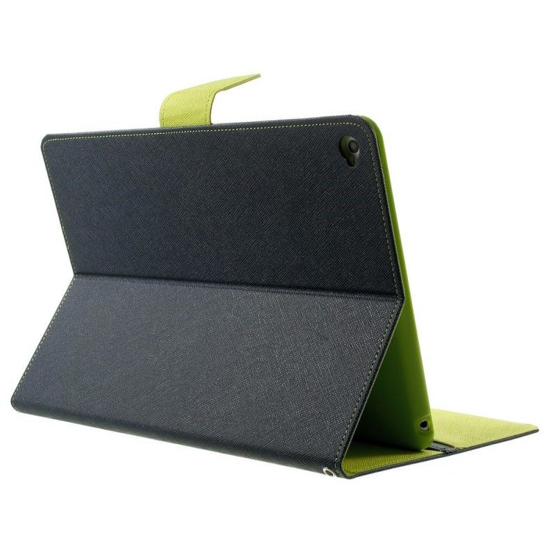 Flip Cover Læder for iPad Air / Air 2 Sort Tofarvet Kviksølv